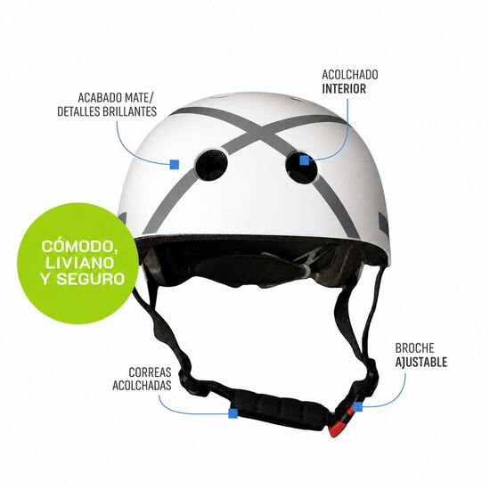 Casco UX300 blanco, características destacadas