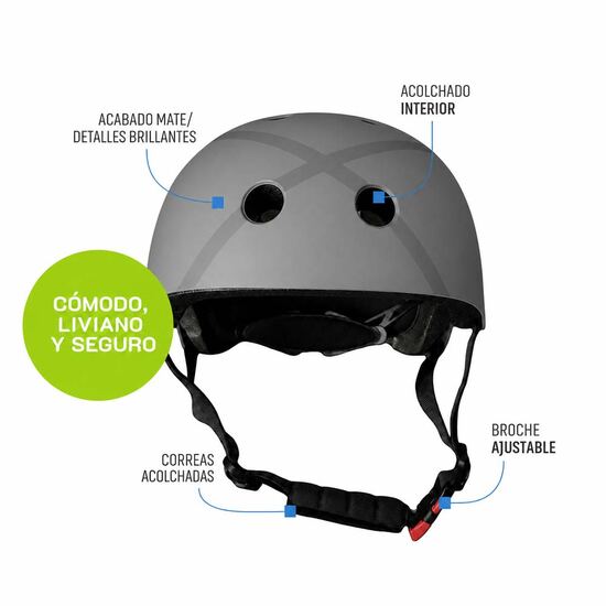 Casco UX300 gris, características destacadas