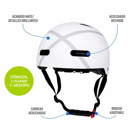 Casco UX500 blanco, características destacadas