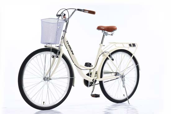 Bicicleta de Paseo THRON color crema